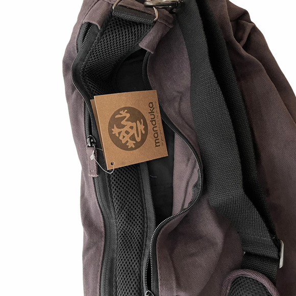 manduka Bags New Manduka Matsak Yoga Bag Large Graphite Cotton